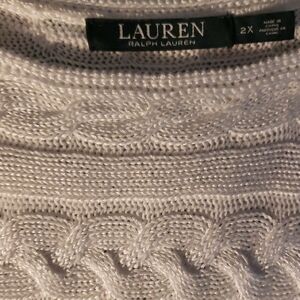 Lauren Ralph Lauren Women's Cream Sweater
